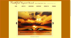 Desktop Screenshot of faithfulbaptistcollegestation.com